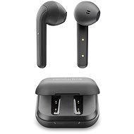 Cellularline Java with Rechargeable Case, Black - Wireless Headphones