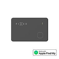 FIXED Tag Card s podporou Find My bezdrôtové nabíjanie čierny - Bluetooth lokalizačný čip