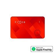 FIXED Tag Card + Find My vezeték nélküli töltés - narancssárga - Bluetooth kulcskereső