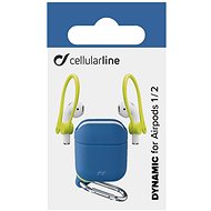 Cellularline Dynamic for Apple AirPods 1 &2 with Hook,  Blue - Case