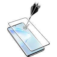 Cellularline Glass for Samsung Galaxy S20+ black - Glass Screen Protector