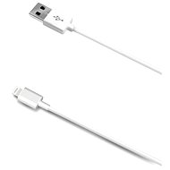 CELLY Lightning 1m bílý - Datový kabel