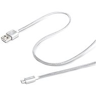 CELLY connecting USB A (M) - micro B (M) 1 meter silver - Data Cable