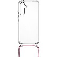 FIXED Pure Neck AntiUV s ružovou šnúrkou na krk na Samsung A54 5G - Kryt na mobil