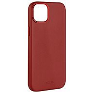 FIXED MagLeather with MagSafe support for Apple iPhone 15 red - Phone Cover