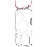 FIXED MagPure Neck with pink lanyard for Apple iPhone 16 Pro - Phone Cover