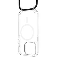 FIXED MagPure Neck with black lanyard for Apple iPhone 16 Pro Max - Phone Cover
