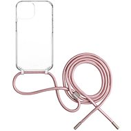 FIXED Pure Neck with pink lanyard for Samsung Galaxy A16 4G/5G - Phone Cover