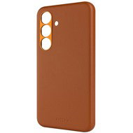 FIXED MagLeather with MagSafe and Qi2 support for Samsung Galaxy S25 brown - Phone Cover