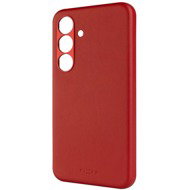 FIXED MagLeather with MagSafe and Qi2 support for Samsung Galaxy S25 red - Phone Cover