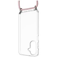 FIXED Pure Neck AntiUV with detachable pink lanyard for Samsung Galaxy A26 5G - Phone Cover