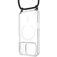 FIXED MagPure Neck s černou šňůrkou na krk pro Apple iPhone 18 Pro - Phone Cover