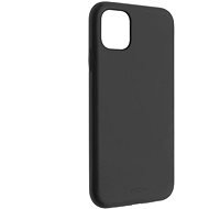 FIXED Flow Liquid Silicon Case for Apple iPhone 11 Black - Phone Cover