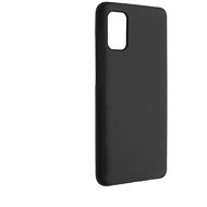 FIXED Flow Liquid Silicon Case for Samsung Galaxy A41 Black - Phone Cover