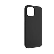 FIXED Flow Liquid Silicon Case for Apple iPhone 12 Pro Max Black - Phone Cover