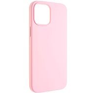 FIXED Flow Liquid Silicon Case for Apple iPhone 12 Pro Max Pink - Phone Cover