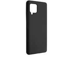 FIXED Flow Liquid Silicon Case for Samsung Galaxy A42 5G/M42 5G Black - Phone Cover