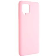 FIXED Flow Liquid Silicon Case for Samsung Galaxy A42 5G/M42 5G Pink - Phone Cover