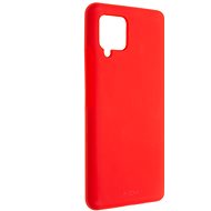 FIXED Flow Liquid Silicon Case for Samsung Galaxy A42 5G/M42 5G Red - Phone Cover