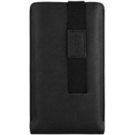 FIXED Lucca with closing strap for phones up to 6.3" black - Phone Case