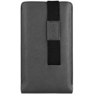 FIXED Lucca with closing strap for phones up to 6.3" grey - Phone Case