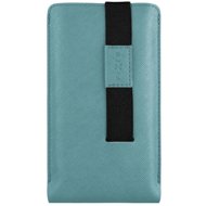 FIXED Lucca with closing strap for phones up to 6.3" light turquoise - Phone Case