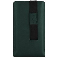 FIXED Lucca with closing strap for phones up to 6.6" dark green - Phone Case
