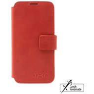 FIXED ProFit genuine cowhide leather for Apple iPhone 17e/16e red - Phone Case