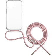 FIXED Pure Neck with pink lanyard for Samsung Galaxy S25 - Phone Cover