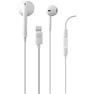 Cellularline Glace with Microphone and Lightning Connector White - Headphones