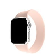 FIXED Elastic Silicone Strap Apple Watch 42/44mm okosórához, S-es méret, rózsaszín - Szíj