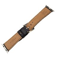 FIXED Berkeley for Apple Watch 42 mm and 44 mm Black Strap with Silver Buckle - Watch Strap
