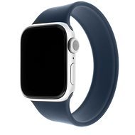 FIXED Elastic Silicone Strap Apple Watch 42/44mm okosórához, XS-es méret, kék - Szíj