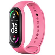 FIXED Silicone Strap for Xiaomi Mi Band 5/ Mi Band 6 Pink - Watch Strap