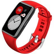 FIXED Silicone Strap for Huawei Band 6 Red - Watch Strap