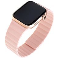 FIXED Silicone Magnetic Strap for Apple Watch 42/44/45/Ultra 49mm, Pink - Watch Strap