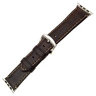 FIXED Berkeley for Apple Watch, 42mm and 44mm, with Silver Buckle, size L, Charcoal - Watch Strap