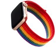 FIXED Nylon Strap for Apple Watch 42/44/45/Ultra 49mm Rainbow - Watch Strap