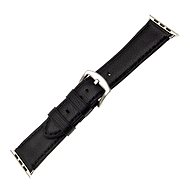 FIXED Berkeley for Apple Watch, 42mm and 44mm, with Silver Buckle, size L, Black - Watch Strap