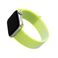 FIXED Nylon Strap Apple Watch 38/40/41mm - citromzöld - Szíj