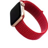 FIXED Nylon Strap pre Apple Watch 38/40/41mm červený - Remienok na hodinky