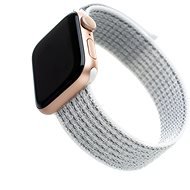 FIXED Nylon Strap pre Apple Watch 38/40/41mm biely - Remienok na hodinky