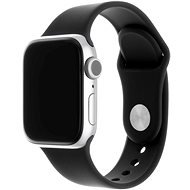 FIXED Silicone Strap SET für Apple Watch 42/44/45/Ultra 49mm - schwarz - Armband
