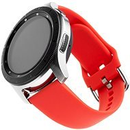 FIXED Silicone Strap Universal pre smartwatch so šírkou 20 mm červený - Remienok na hodinky