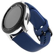FIXED Silicone Strap Universal for Smartwatch with a Width of 22mm Blue - Watch Strap