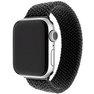 FIXED Elastic Nylon Strap for Apple Watch 42/44/45/Ultra 49mm size L black - Watch Strap