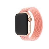 FIXED Elastic Nylon Strap pre Apple Watch 42/44/45/Ultra 49mm veľkosť L ružový - Remienok na hodinky