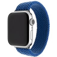 FIXED Elastic Nylon Strap for Apple Watch 42/44/45/Ultra 49mm size S Blue - Watch Strap