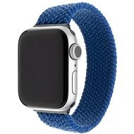FIXED Elastic Nylon Strap for Apple Watch 42/44/45/Ultra 49mm size XS Blue - Watch Strap