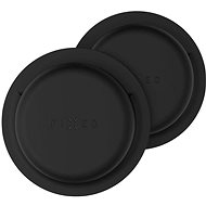 FIXED Silky Sticker for Apple AirTag double pack black - AirTag Case
